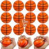 Mini Basketball Stress Balls 12 Pcs Pack | 2.5” Inch Mini Basketballs for Kids | Small Basketball Party Decoration | Party Favors, Small Soft Foam Basketballs | Basketball Party Goodie Toy By Anapoliz