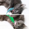 Cat Toothbrush Catnip Toy,Interactive Rubber Dental Care for Pet Kitten Kitty, Crayfish-Shaped Safe Chewing Toy Tooth Cleaning Resistant Cat Toy(2 Pack)