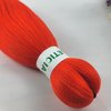 Red Orange Braiding Hair Pre stretched,Pre stretched Kanekalon Synthetic Braiding Hair Extensions for Braids