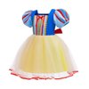 Dressy Daisy Princess Costumes with Headband Birthday Fancy Halloween Party Tulle Dress for Little Girls Size 5-6
