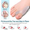 Povihome 8 Pack Bunion Cushion and Protector(1/2'' Thick), Bunion Pads, Bunion Corrector and Bunion Relief with Gel Shield, Treat Pain in Big Toe Joint, Realign Big Toe and Relieve Bunion Pain