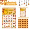 JUESMOS Fall Bingo Game 24 Players Autumn Bingo Cards Fall Thanksgiving Party Games for Adults Family Activity Autumn Bingo Harvest Game Party Favors Classroom School Supplies