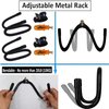 Flexible Adjustable Sword, Wall Hook Sword Hanger Display Universal Sword Holder Wall Mount for Sword,Dagger,Axe,Keyblade, etc - No Sword - Vertical/Horizontal Display - Sturdy Enough - 2 Pack