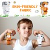 Sosation 6 Pcs Stuffed Animal Slap Bracelets for Kids Hug Slap Bracelet Bulk Tiger Stuffed Animal Plush Kids Toy for Valentines Day Easter Birthday Gifts Party Favors(Tiger Style)