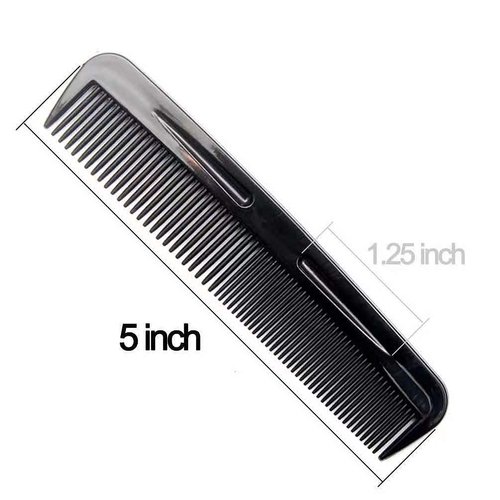 Soft 'N Style (2 Pack) - 8 inch Styling Essentials Round Handle Comb included 5" Favorict Pocket Comb