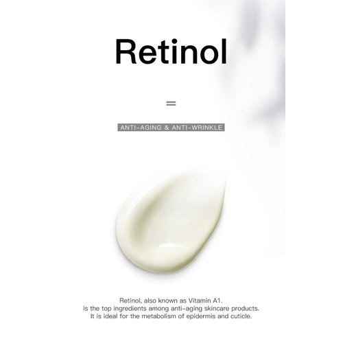 Umran Premium Retinol Cream, Anti-Aging Moisturizer Cream 2.5% for Face and Eye Care, Anti-Wrinkle Essence with Hyaluronic Acid, Day and Night Cream, Vitamin E and Green Tea, 50ml, 1.7 Fl.Oz…