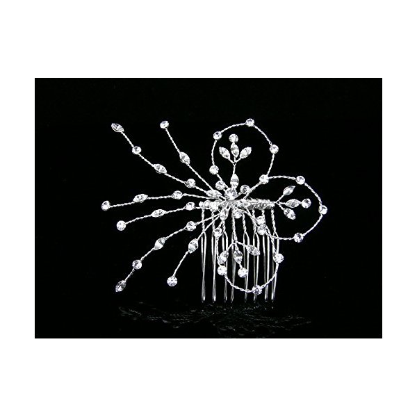 Handmade Bridal Wedding Rhinestone Crystal Tiara Comb WP01