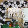 Cheereveal Fournado Birthday Party Decorations, Tornado Birthday Decorations, Tornado Theme 4th Birthday Party Supplies, Four-Nado Banner Cake Topper Balloons for Four Year Old Girls Boys