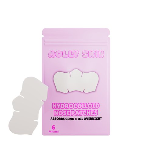 Hydrocolloid Nose Pore Strips for Overnight Use, Absorbs Oil and Gunk | Facial Skin Care Products | Overnight Pore Strips, 6 Ct
