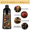 Light Brown Hair Dye Shampoo 3 in 1 for Gray Hair, Long-lasting & Natual Hair Color Shampoo, Instant Hair Dye for Men Women, Effect in Minutes 16.9 Fl Oz(Light Brown)