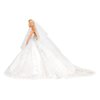 BARWA Wedding Set White Wedding Dress with Veil and Formal Suit Outfit for Boy & Girl Dolls