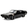 Jada Dom's Plymouth GTX Black with Silver Stripes Fast & Furious F8 The Fate of The Furious Movie 1/32 Diecast Model Car