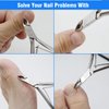 Cuticle Trimmer Cuticle Nippers,Professional Stainless Steel Cuticle Cutter Cuticle Remover,Pedicure Manicure Tools for Fingernails and Toenails