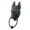Wolf Moonlit Gargoyle Door Knocker Metal Ring Knocker Ball Sculpture