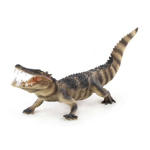 Simulation Realistic Wild Life Jungle Animal Figures Model Figurines Crocodile Alligator Desktop Decoration Party Favors Cake Toppers Ornament Toys for 5 6 7 8 Years Kid Boys Girls Toddler