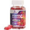 Sugar Free Vitamin C Gummies - Immune Support & Antioxidant Vitamin Dietary Supplement - Vegan, Non-GMO, Dairy & Gluten Free C Gummy Vitamins - Raspberry Flavor for Kids & Adults - 60 Count Gummies
