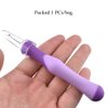 HAHIYO 5.3Inches 1PCs Purple Rubber Seam Ripper Ergonomic Grip Thread Stitch Remover Tool Sewing Stitch Cutter Thread Ripper Unpicker Sewing Accessory&Supply for Crafting Notions Quilting Sewing Hem