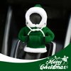 OFBAND Hoodie Car Gear Shift Cover,Christmas Car Decor Gear Shift Knob Cover for Manual/Automatic Shift Knob,Universal Car Accessories Hoodie for Gear Shifter Knob (Christmas Green)