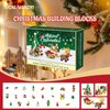 Forauzon 2024 Advent Calendar Christmas Building Set,Christmas Building Set,Each Compartment has A Different Christmas Surprise Toy, The for Kids(Style-A)