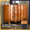 Barnabas Blattgold: Gilding Adhesive and Sealer Set - Gold Leaf Gilding Adhesive (60ml) & Gold Leaf Sealer (High Gloss, 60ml) for Gold Foil Sheets, Gold Leaf Sheets for Art, Gold Leaf Plating
