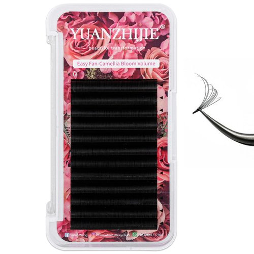 Eyelash Extension 0.03 C Curl 8-15 Mixed Tray Easy Fan Volume Lashes 2D-10D Volume Lash Extensions Self Fanning Lashes Extension Professional For Salon By MASSCAKU