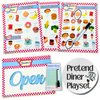 Pretend Resturant Menus For Kids, Diner Menu Playset For Play Food Play Kitchen Accessories, Kids Kitchen playset, Kitchen Set For Toddlers, Toy Kitchen Toys By PlayfulPrints