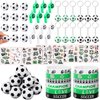 Aoriher Soccer Party Favors Set, Soccer Goodie Bag Fillers, Toy Whistle, Stickers Stress Ball Keychain Silicone Bracelet Erasers for Birthday Party Supplies