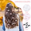 30PCS Bow Hair Clips Satin Mini Bowknot Barrettes Non-Slip Ribbon Hairpins Kawaii Claw Clip Small Pins Metal Sweet Halloween Hairstyle Accessorie for Women Girl Toddlers