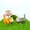 9 Pcs Realistic Cat Figure Mini Cute Cat Characters Miniature Educational Figures Kitten Easter Eggs Cake Topper Christmas Birthday Gift for Cat Lover