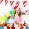 10 Pieces Carnival Party Decorations Circus Theme Party Decorations Carnival Centerpieces for Tables Carnival Table Decorations Cake Toppers Party Favors Supplies