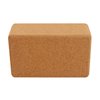 Hugger Mugger Cork Yoga Block - Naturally Grippy Texture, Durable, Made from Renewable Cork, Rounded Edges for Comfort, Great for Sweaty Hands BL-CORK