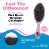 Wet Brush Original Detangler Hair Brush, Dusty Rose - All Hair Types - Ultra-Soft IntelliFlex Detangler Bristles Glide Through Tangles with Ease - Pain-Free Comb for Men & Women