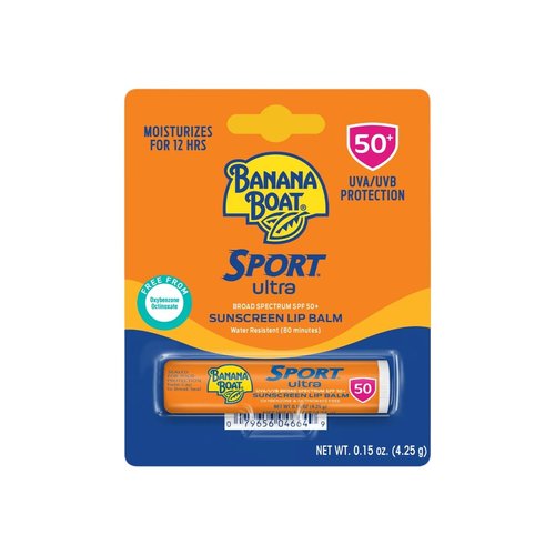 Banana Boat Sport Performance Sunscreen Lip Balm SPF 50 0.15 oz (Pack of 8)