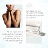Wildpier Beauty Exfoliating Wash Towel, Washcloth Body Scrub for Bath Shower Spa, Back Washer, Dead Skin Cell Remover, Plant Based Deep Exfoliation Scrubber, White