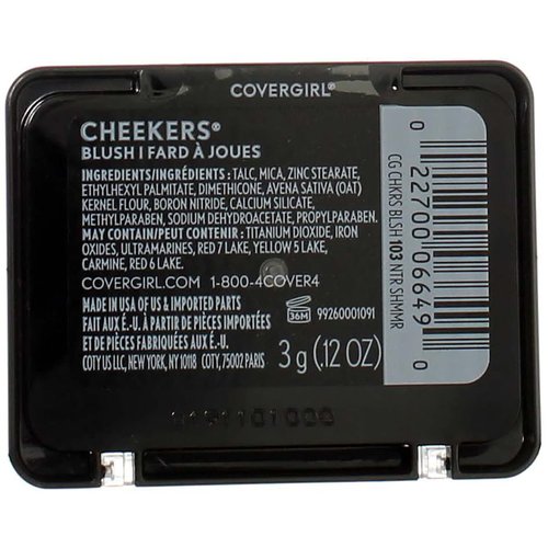 CoverGirl Cheekers 103 Natural Shimmer Blush (Pack Of 12)