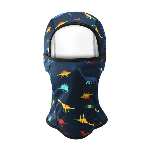 Toddler Boys Winter Balaclava Hat Windproof Kids Warm Ski Full Face Cover Baby Girls Cold Weather Snow Hat?C-Colorful Little Dinosaur?