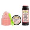Strawberry Shortcake Soothing & Luscious Lips by OverSoyed Exfoliator & Chapped Lip Repair Lip Care Combo | Artisan Handcrafted to Order Fresh Berry Whipped Cream Vanilla Flavored Exfoliating Sugar Lip Scrub & Lip Moisturizer Balm Gift Set