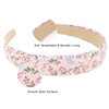 Wecoe 12pcs Headbands for Women Plain Headbands Flower Headbands Floral Headbands Checked Plaid Printed Headbands Y2K Summer Headbands Women Girls Diy Costume Accessories Diademas Coreanas Para Mujer
