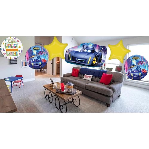 Anagram Batwheels Birthday Party Supplies Balloon Bouquet Decorations, BQ_4203