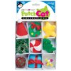 Patchwork Pet Holiday Theme Box Cat Toy 9pc Christmas Plush Set Premium Catnip