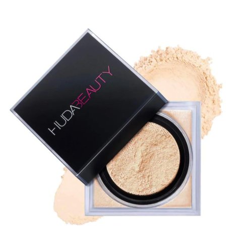 Huda Beauty Easy Bake Loose Baking & Setting Powder - Pound Cake (Fair, Light, Medium, and Tan Skin Tones) - 0.71 oz / 20 g