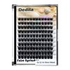 Dedila 120 Pcs Handmade D Curl Makeup Clusters Eye lashes Extensions Mixed 10-12-14-16mm/12-14-16mm/14-16-18mm D Curl Soft and Lightweight Individual false eyelashes Wide Stem (Mixed 10-12-14-16mm)