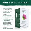 NUTRALIVER - Detox Tea for Liver Cleansing and Support - With Milk Thistle, Turmeric & Fennel - 20 Tea Bags - Herbal Tea by Nutra Tea