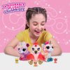 Coco Surprise Fantasy Series 1 (3 Pack) Version 2 by ZURU Animal Plush Toys with Baby Collectible Surprise in Cone, Animal Toy for Girls and Kids (Flamingo, Poodle, Lion),Multi-Color