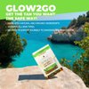 10 Organic Tanning Towels "Glow2Go" Made in the USA by Thermalabs: Self Tanner Tanning Lotion in Individual Mini Tan Towelettes Sachet. Sunless Tanner on the Go Fake Tan With Natural Ingredients