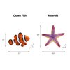 UANDME 8pcs Sea Animal Figures Realistic Ocean Animal Figurines Toy Playset for Kids Cake Toppers Decoration