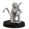 Stonehaven Miniatures Female Teifling Fighter Miniature Figure, 100% Pewter Metal - 22mm Tall - (for 28mm Scale Table Top War Games) - Made in USA