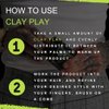 CrazyBull Hair Clay Play Medium Hold Clay - Styling Clay with Volcanic Ash Bentonite - Long-Lasting and Vegan Friendly Hair Clay for Men - 3.38 oz