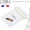 Camila Paris V105 French Hair Barrette Clip for Girls Handmade, Flow, Metal Clasp Strong Hold Grip Hair Clips for Women, No Slip and Durable Styling Girls Hair Accessories, Made in France