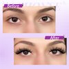 False Eyelashes Natural Look Wispy Fake Lashes Cat Eye Strip Lashes That Look Like Extensions 3D Fluffy Faux Mink Fake Eyelashes Pack by ALPHONSE (16mm-7 Pairs)